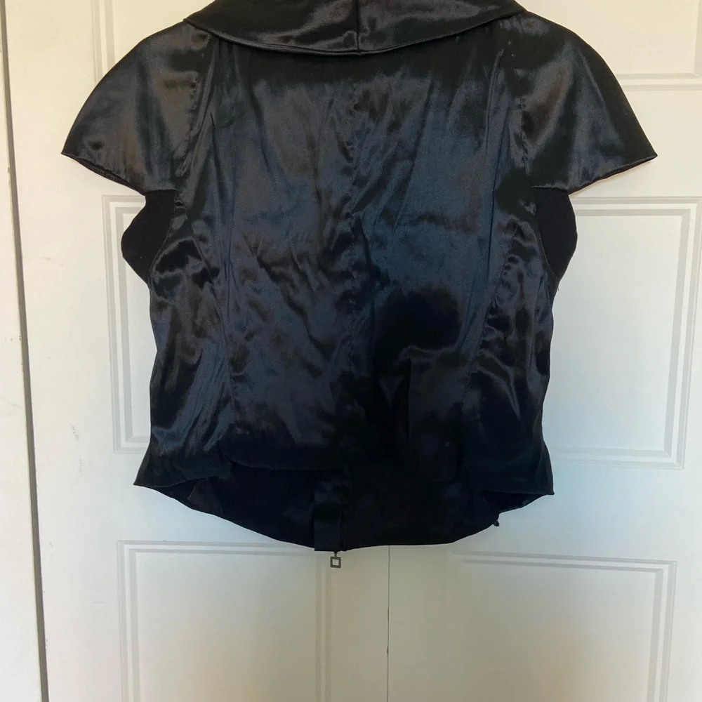 Sarah Pacini Black Satin - Picture 3 of 6
